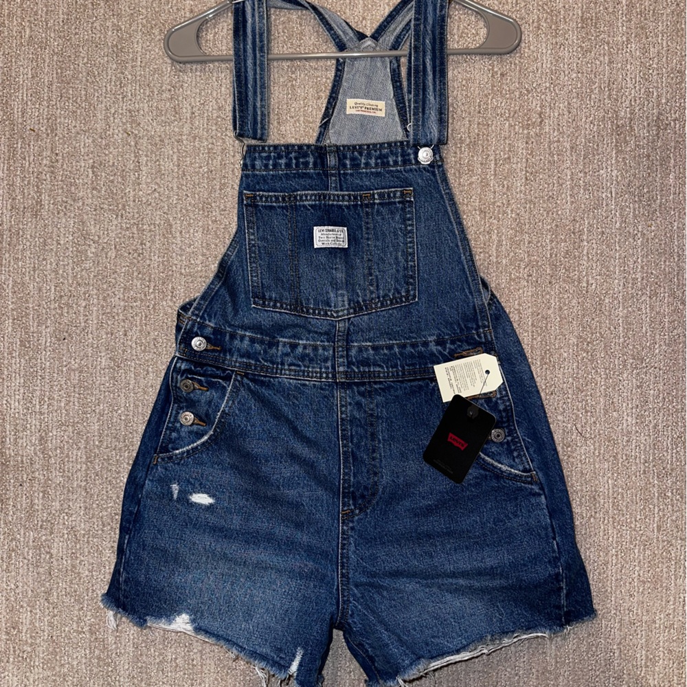 Levi Overalls Shorts